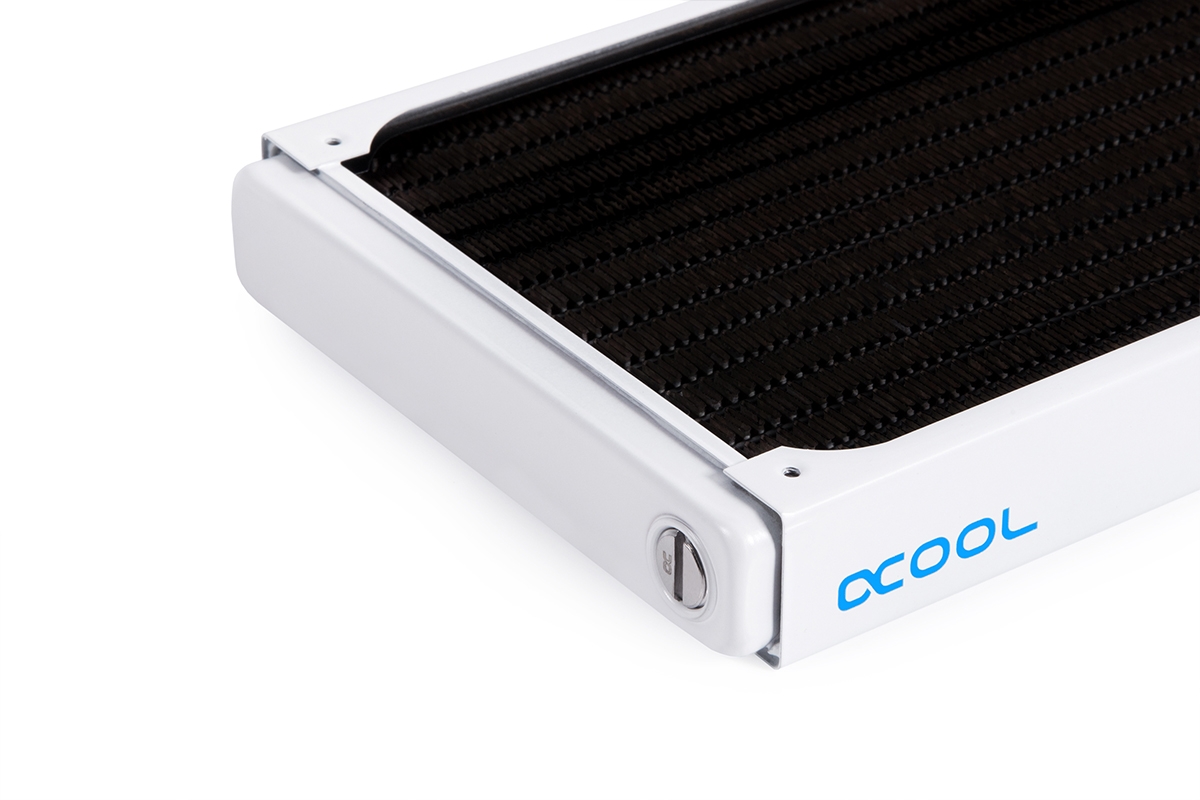Alphacool NexXxoS ST30 Full Copper 240mm Radiator V.2 - White