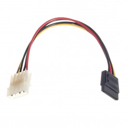 4-Pin Molex Peripheral Power Connector to SATA Power Adapter (4M-SATA ...