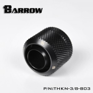 Barrow G1/4" Thread 3/8" ID x 1/2" OD Compression Fitting - Black (THKN-3/8-B03)