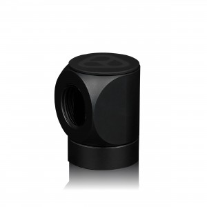 Thermal Grizzly DeltaMate Rotary Fitting - FF90° - Black (TG-DM-FIT-0010)