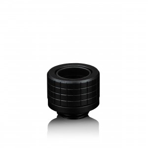 Thermal Grizzly DeltaMate 14mm HardTube Compression Fitting - HT14 - Black (TG-DM-FIT-0014)
