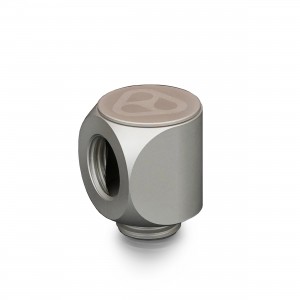 Thermal Grizzly DeltaMate Rotary Fitting - 90° - Matt Nickel (TG-DM-FIT-0203)