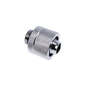 Alphacool Eiszapfen 3/8" ID x 5/8" OD G1/4" Compression Fitting - Chrome (17233)