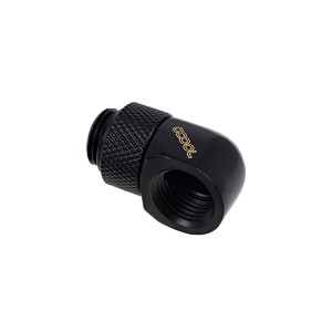 Alphacool Eiszapfen G1/4" 90° Rotary L-Connector - Black (17248)