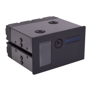 Alphacool Eisfach - Single Laing D5 - Dual 5,25 Bay Station Reservoir (15247)