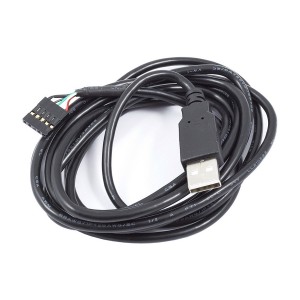 Aquacomputer USB Cable A-plug to 5 pin Female Connector, 200 cm (53210)
