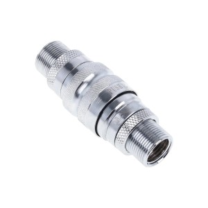 Alphacool Eiszapfen Quick Release Connector Kit With Double Bulkhead G1/4 Inner Thread - Silver (17367)
