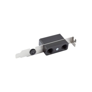 Aquacomputer PCI Slot Pass-Through with Two G1/4 Connections and Cable Hole (63047)