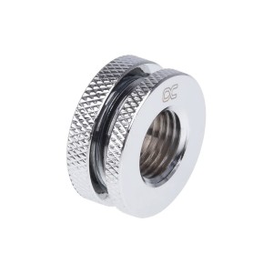 Alphacool G1/4 Bulkhead Connector - Chrome (17068)