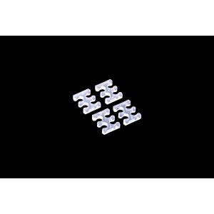 Alphacool Eiskamm X4 - 3mm Clear - 4 pcs (24742)