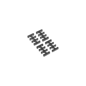 Alphacool Eiskamm X6 - 3mm Black - 4 pcs (24752)