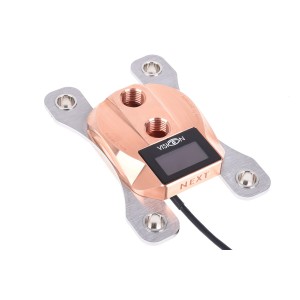 Aquacomputer Cuplex Kryos NEXT With VISION AM4, Copper/.925 Silver (21718)