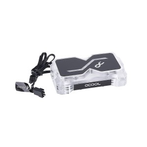 Alphacool GPX SLI Connector Dual - Plexi - Addressable RGB - 3 PCI-E Space (12940)