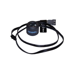 Alphacool Aurora HardTube LED Ring 13mm Deep Black - Digital RGB (15365)