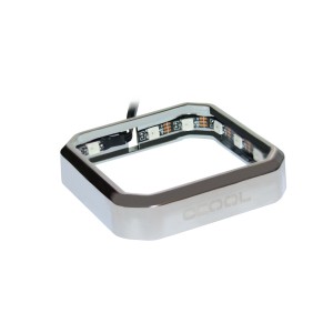 Alphacool Aurora XPX Digital RGB Frame - Chrome (12943)