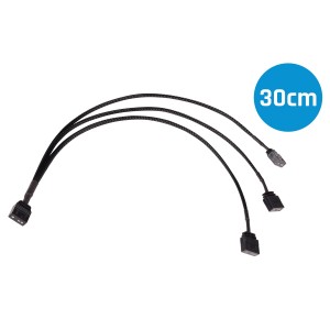 Alphacool Y-Splitter aRGB 3-Pin to 3x 3-Pin Cable - 30cm (18708)