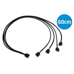 Alphacool Y-Splitter aRGB 3-Pin to 4x 3-Pin Cable - 60cm (18712)