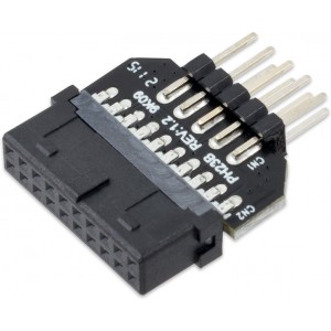 Aquacomputer USB 3.0 Male Connector to USB 2.0 Male Adapter Connector (53301)