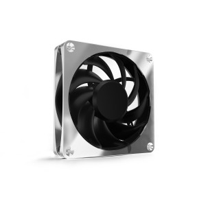 Alphacool Apex Stealth Metal Fan 2000rpm Chrome - 120x120x25mm (13818) 