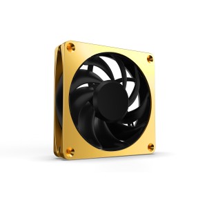 Alphacool Apex Stealth Metal Fan 2000rpm Gold - 120x120x25mm (13854)