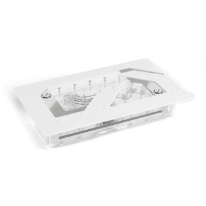 Alphacool Apex Distroplate Dark Base Pro 901 with Apex Pump - White (14658)
