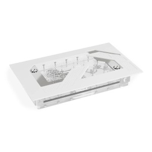 Alphacool Apex Distroplate Dark Base Pro 901 VPP/D5 - White (14659)