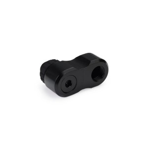 Alphacool Apex Grip 27mm 360° G1/4 Male to Female Rotary Offset Fitting - Black (14814)