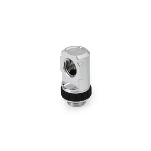 Alphacool Apex Grip 90° G1/4 Rotary Adapter Fitting - Chrome (14888)