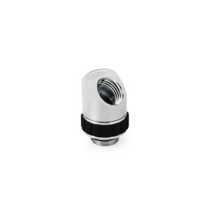 Alphacool Apex Grip 45° G1/4 Rotary Adapter Fitting - Chrome (14890)