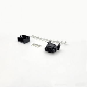ModMyMods ATX 3.1 PCIe Gen 5 H++ 12V-2X6 MicroFit 3.0 16-Pin Angled Connector Set Black - Pins Included (TD422-A)