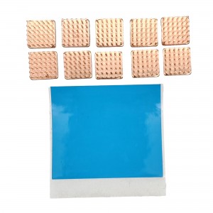 ModMyMods Cold Forged Copper Heatsink - 15mm x 15mm x 7mm - 10 Pack