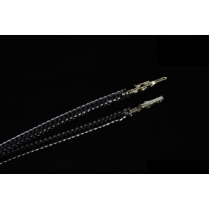 Darkside 12" (30cm) Male-Female Pre-Sleeved ATX and PCI-E Wire – Graphite Metallic (DS-0806)
