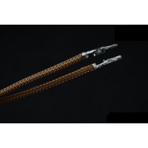 Darkside 12" (30cm) Male-Female Pre-Sleeved ATX and PCI-E Wire – Mocha Brown (DS-0803)