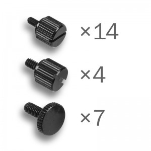 Dimastech® Bench Table NANO - ThumbScrews Kit - Black (BT196)