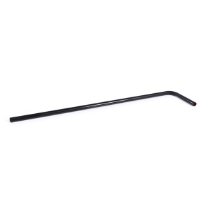 Alphacool HardTube 13mm OD 90° Brass 10/50cm - Deep Black (18609)