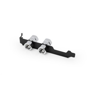 Alphacool ES PCIe Slot Bracket 2x G1/4 with Cable Passthrough (5100099)