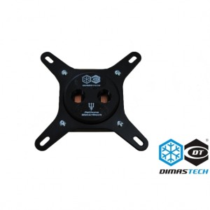 Dimastech® Nethuns WaterBlock Sockets 775/115x/1366 Black (WB001)
