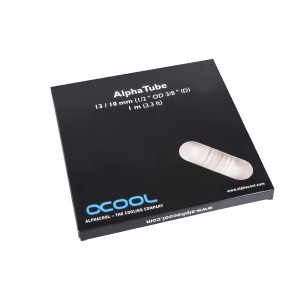 Alphacool Tubing AlphaTube HF 13/10 (3/8"ID) - Ultra Clear 1m (3.3ft) Retailbox (17494)