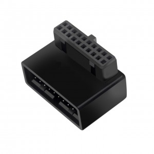 ModMyMods 90 Degree Angle USB 3.0 19 Pin Internal Header Connector with Housing - TYPE A (CAB284)