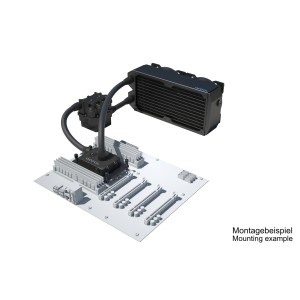 Alphacool ES Pro 4U - 2 x 120 UT / XPX Pro 1U / Reservoir 2U - DDC310 (11853)