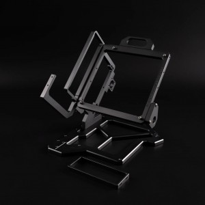 Monster Studio A45 Open Frame ITX Case - Black (A45 ITX-BASE-BLK)