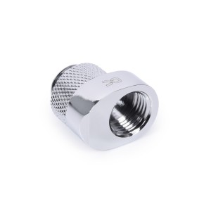 Alphacool Eiszapfen 8mm Offset Fitting Rotatable G1/4 OT to G1/4 IT - Chrome (17603)