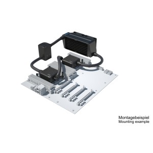 Alphacool ES 2U - 2x 80 / 2x Eisbaer LT / Eisstation 80 DC-LT 3600rpm (11865)