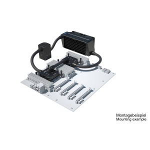Alphacool ES 2U - 2x 80 / 2x XPX 1U / Eisstation 80 DC-LT 3600rpm (11866)