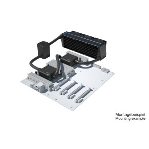 Alphacool ES 2U - 3 x 80 / 2x Eisbaer LT / Eisstation 80 DC-LT 3600rpm (11867)