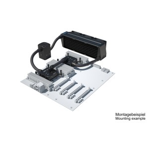 Alphacool ES 2U - 3 x 80 / 2x XPX 1U / Eisstation 80 DC-LT 3600rpm (11868)