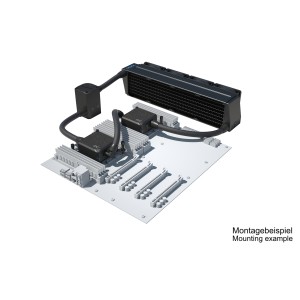 Alphacool ES 2U - 4 x 80 / 2x Eisbaer LT / Eisstation 80 DC-LT 3600rpm (11869)