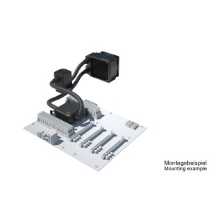 Alphacool ES 3U - 1x 92 / 2x XPX 1U / Eisstation 80 DC-LT 3600rpm (11820)