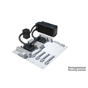 Alphacool ES 3U - 2x 92 / 2x XPX 1U / Eisstation 80 DC-LT 3600rpm (11874)
