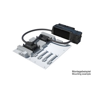 Alphacool ES Pro 2U - 2 x 80 / 2x XPX Pro 1U / Reservoir 2U - DDC310 (11886)